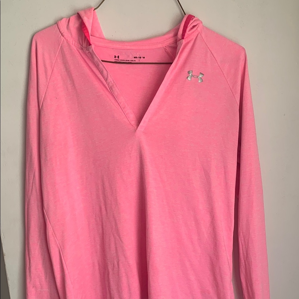 Under Armour Women's Pink Hoodie Top